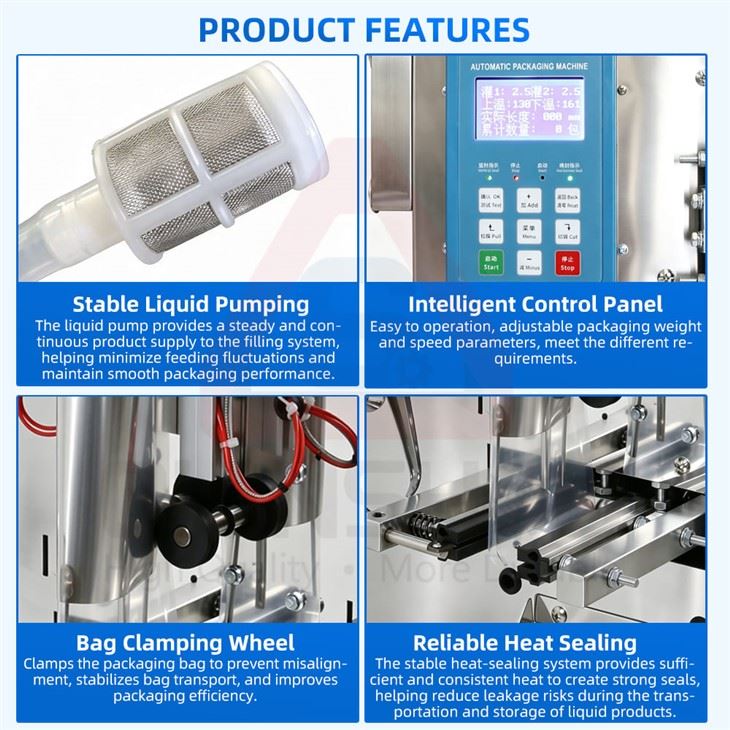 Liquid Sachet Packing Machine Product Features
